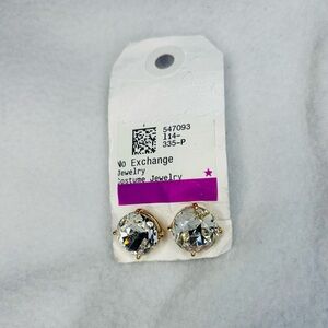 Elegant Gold and Silver Stud Earrings